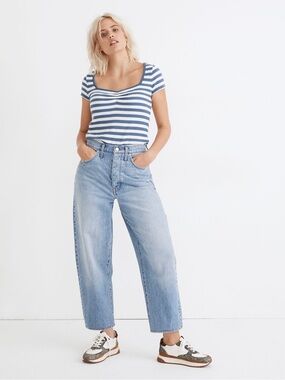 Madewell Balloon Jeans in Hewes Wash